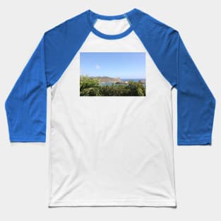 Scenic Caribbean Island Saint Lucia Baseball T-Shirt